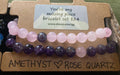 You're My Missing Piece — Amethyst & Rose Quartz