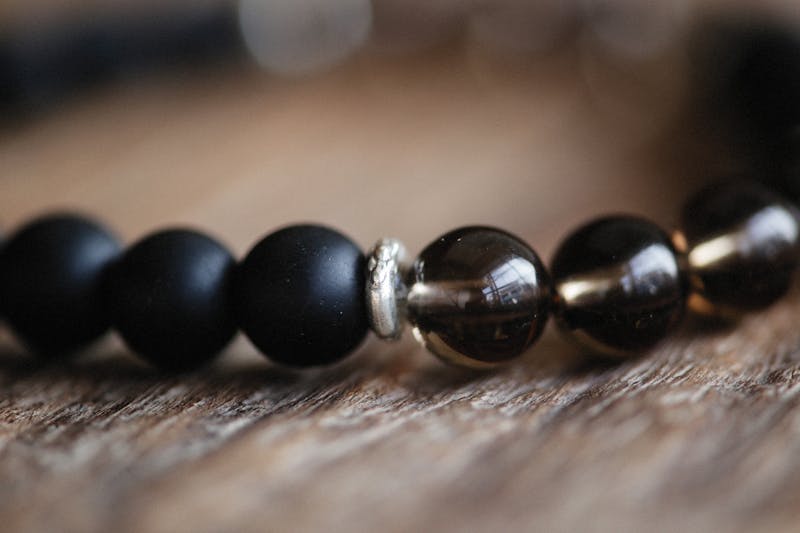 Obsidian Stone Bracelet by Earthset