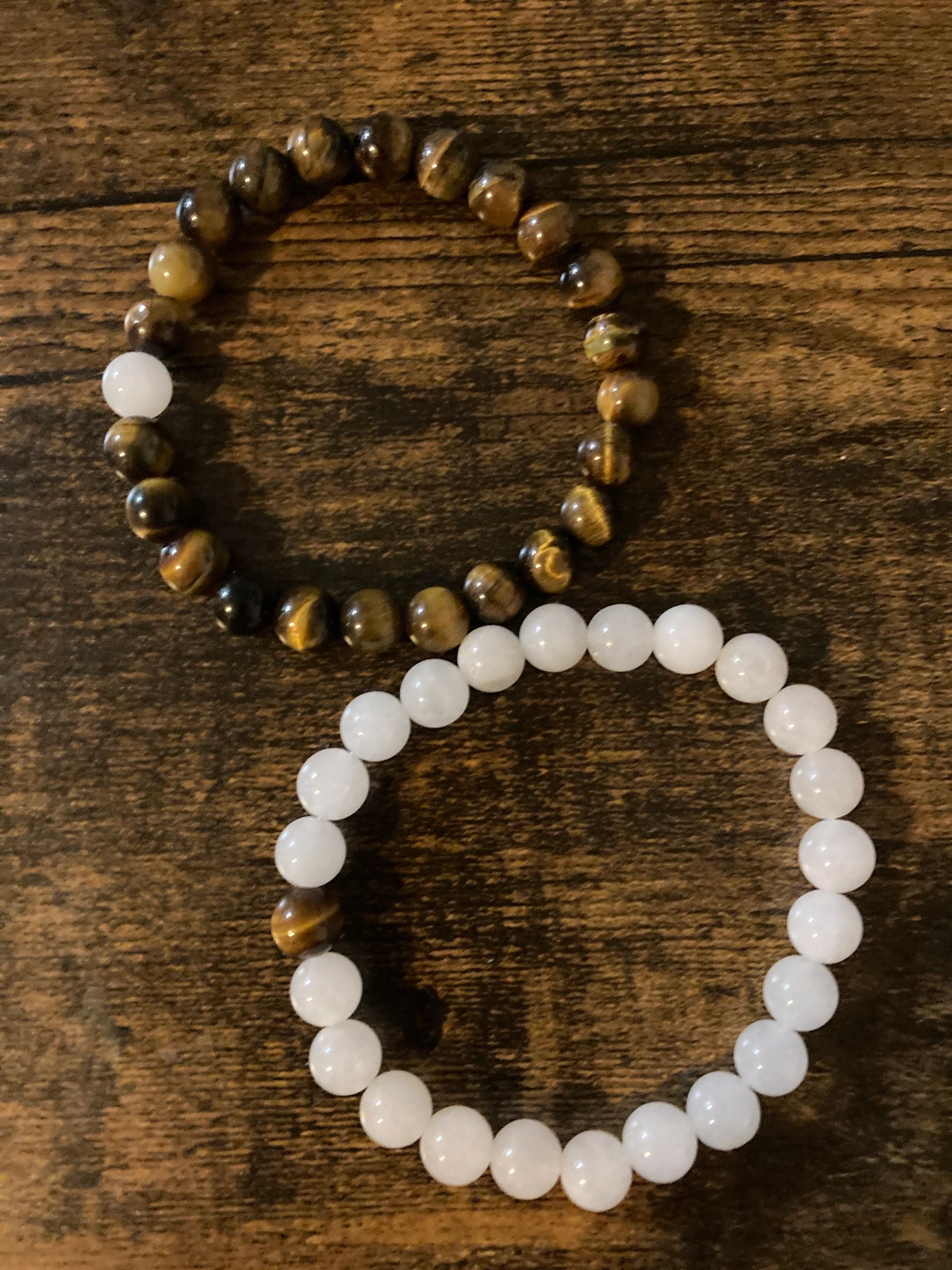 You're My Missing Piece — Tigers Eye & White Jade